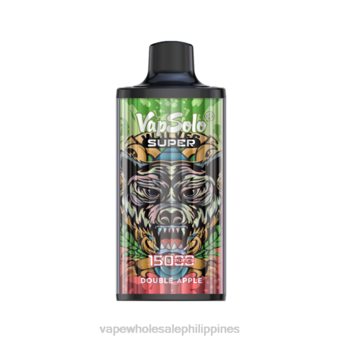 E Cigarette Philippines Price - Vapsolo SUPER Disposable Vape Double Apple H2HF111