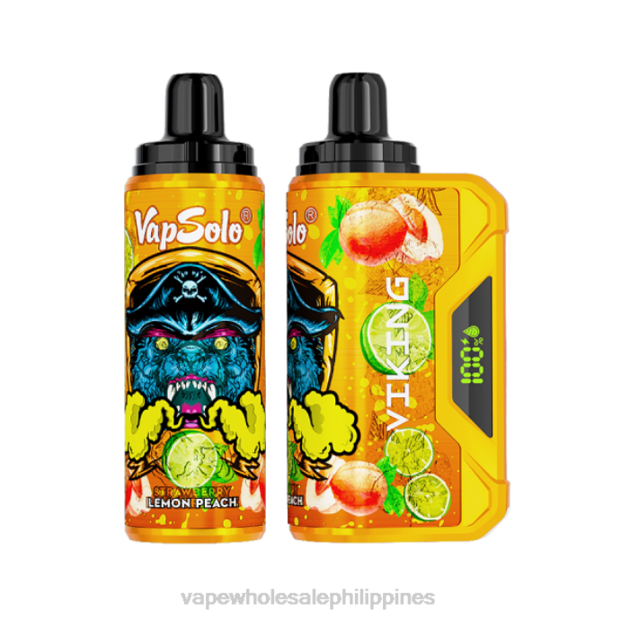 Vape Wholesale Supplier Philippines - Vapsolo VIKING Disposable Vape Lemon Peach H2HF135