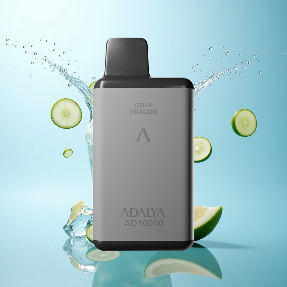 Adalya AD 10000 Puffs Blue Ice 650mAh Space Gray