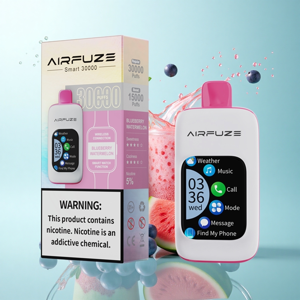 AirFuze Smart 30000 Puffs Blueberry Watermelon 5% Nicotine 900mAh