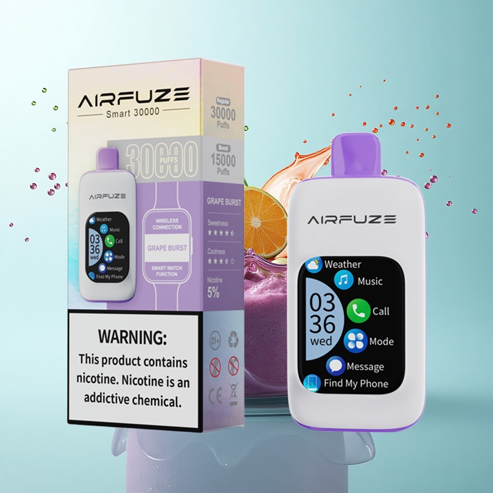 AirFuze Smart 30000 Puffs Grape Burst 5% Nicotine 900mAh