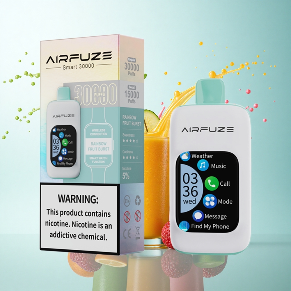 AirFuze Smart 30000 Puffs Rainbow Fruit Burst 5% Nicotine 900mAh