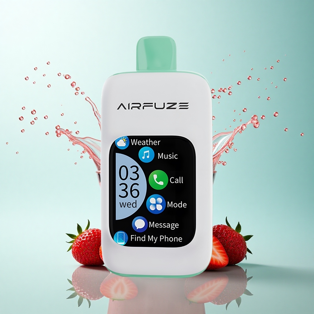 AirFuze Smart 30000 Puffs Strawberry Summertime 5% Nicotine 900mAh Type-C