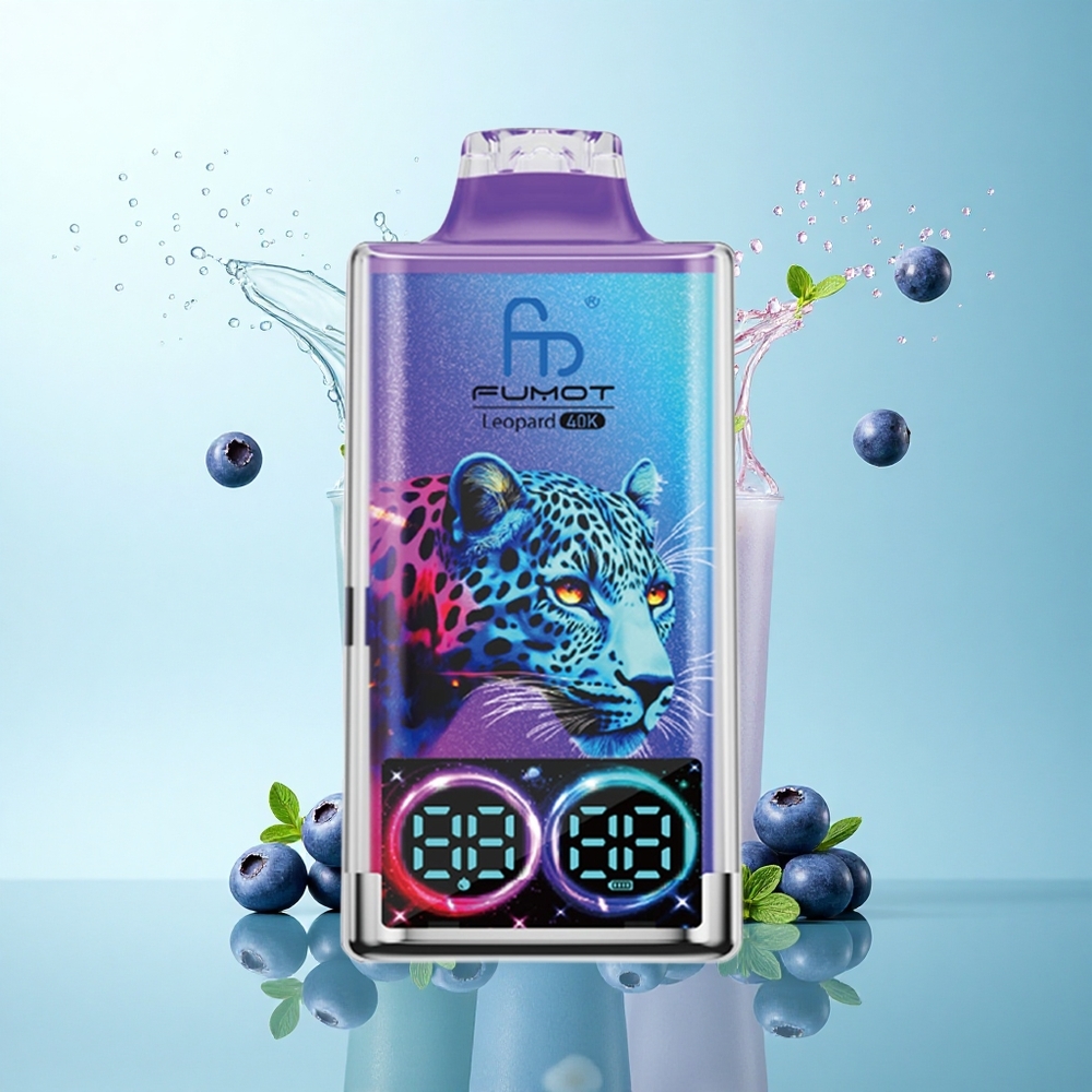 Fumot Leopard 40K Puffs Blueberry On Ice 5% Nicotine 700mAh Dual Mesh