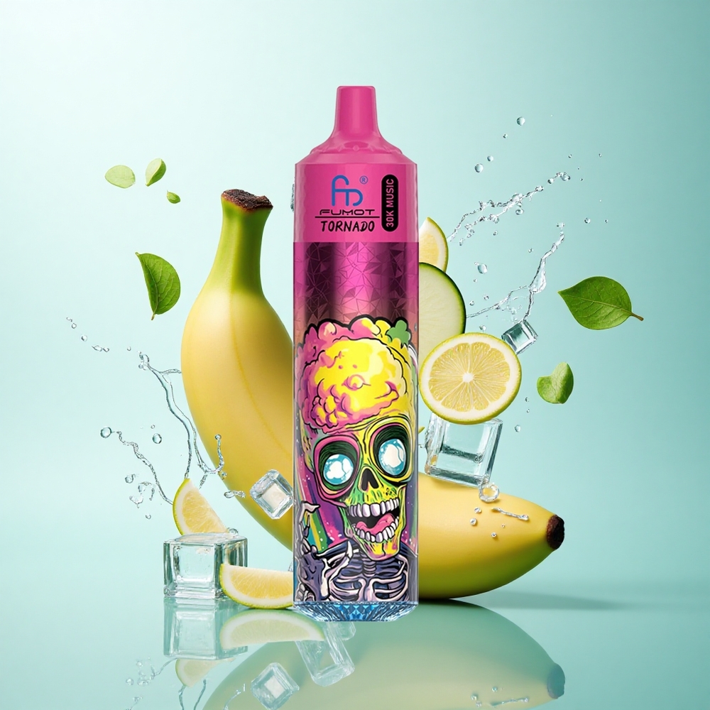 Fumot Randm Tornado 30000 Puffs Banana Ice 30mL 5% Nicotine 600mAh
