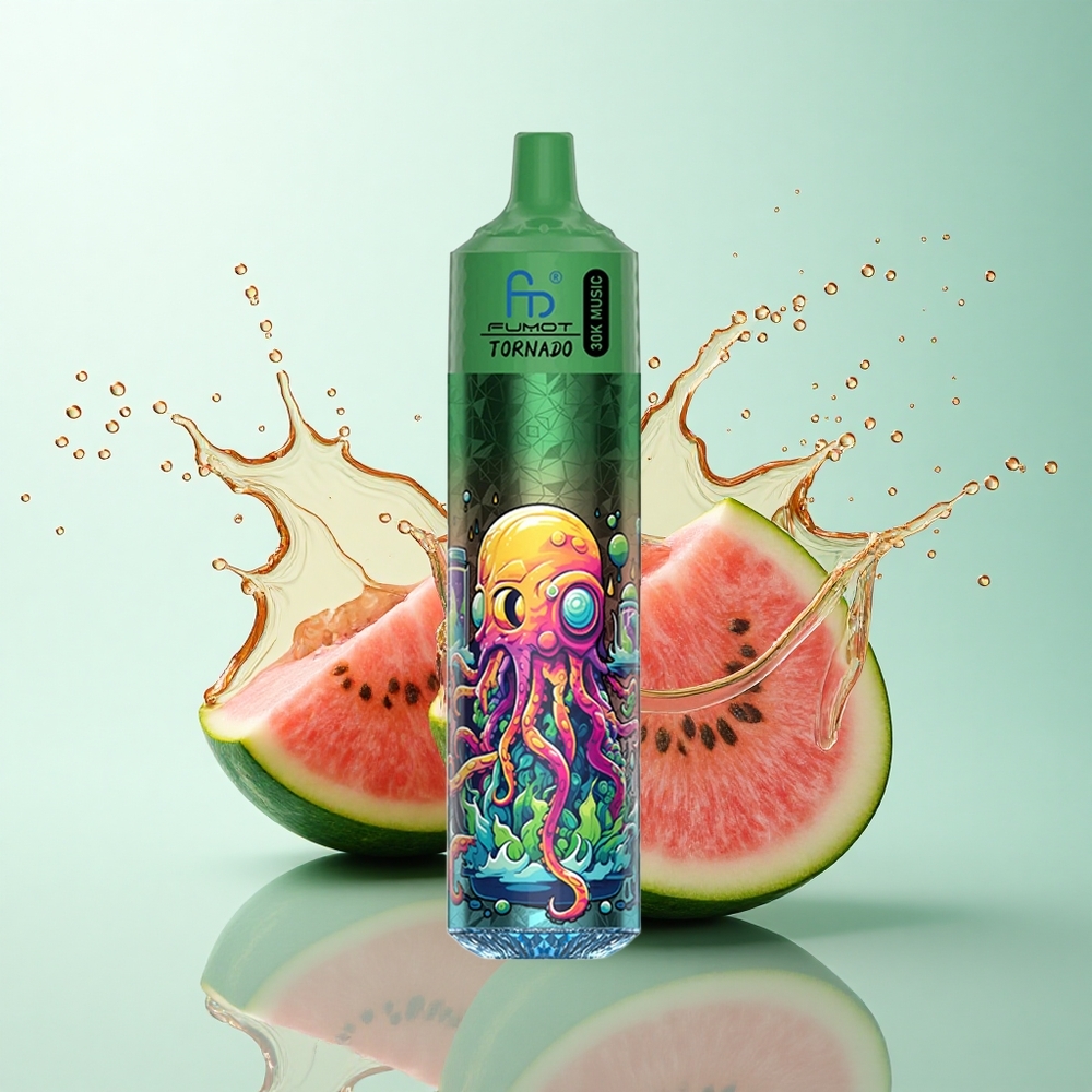 Fumot Randm Tornado 30000 Puffs Watermelon Cantaloupe LED 600mAh Nicotine 5%