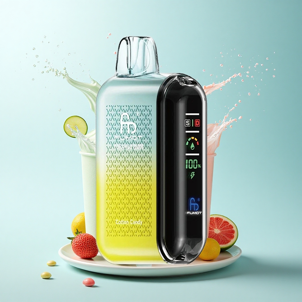 Fumot Tornado 20000 Puffs Cotton Candy Dual Mesh 850mAh