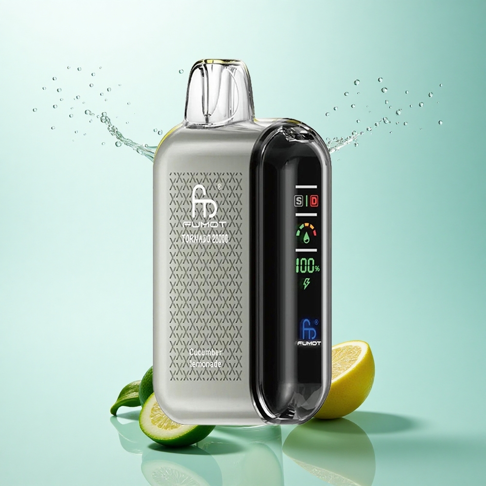 Fumot Tornado 20000 Puffs Cucumber Lemonade 20ml Dual Mesh 850mAh