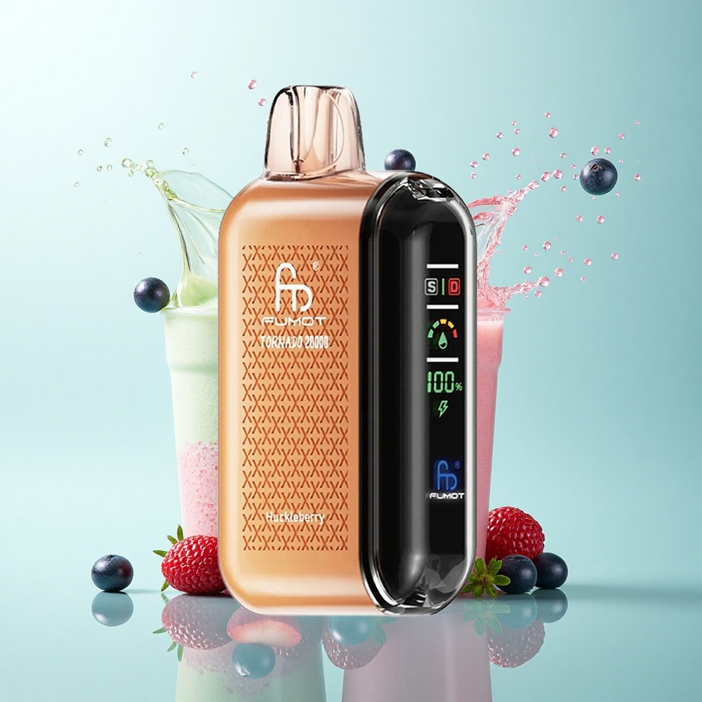 Fumot Tornado 20000 Puffs Huckleberry Dual Mesh 850mAh 2% Nicotine