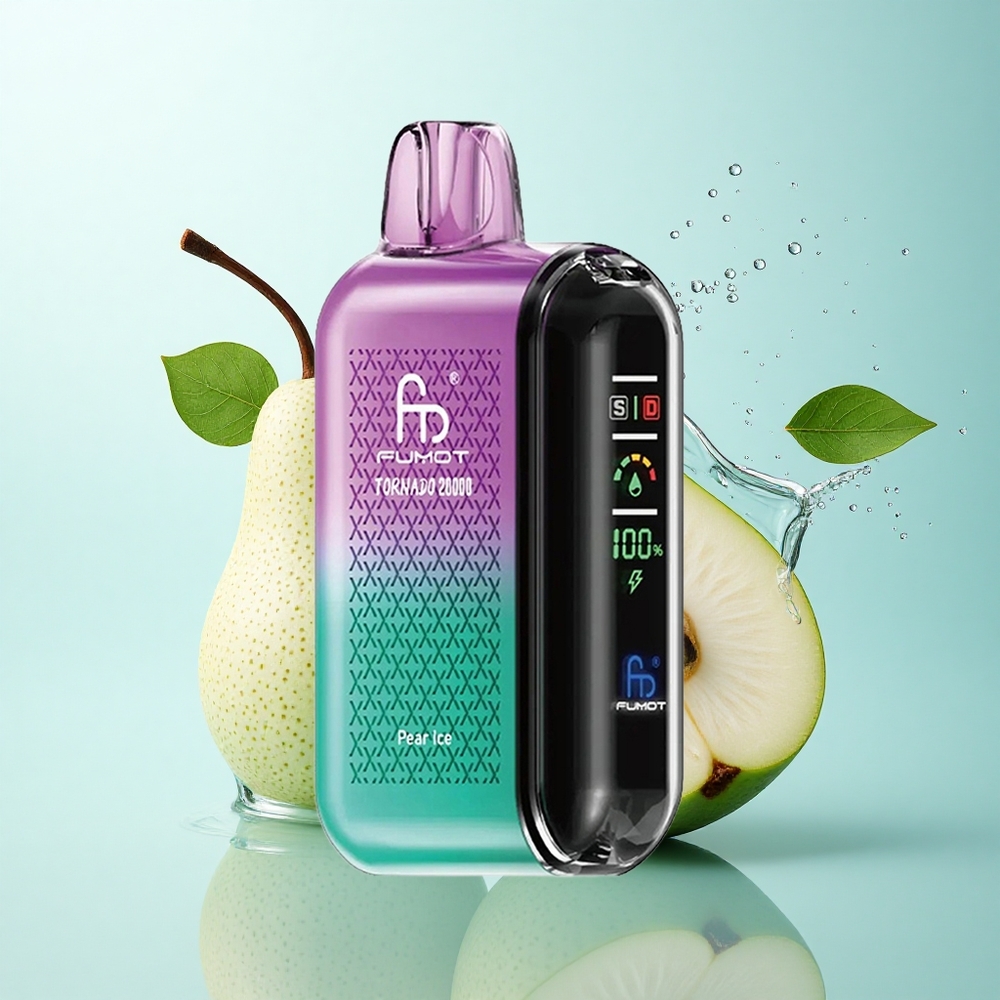 Fumot Tornado 20000 Puffs Pear Ice Dual Mesh 850mAh