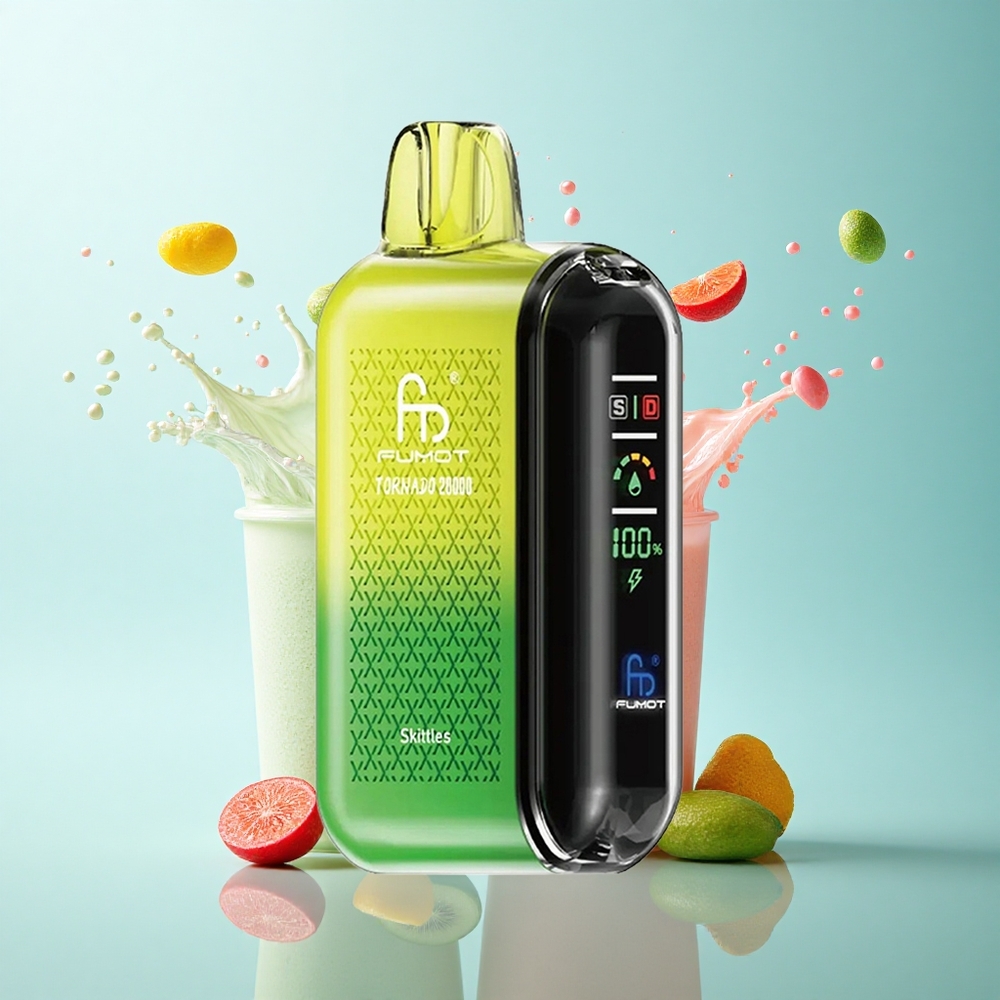 Fumot Tornado 20000 Puffs Skittles Dual Mesh 20ml 850mAh 2% Nicotine