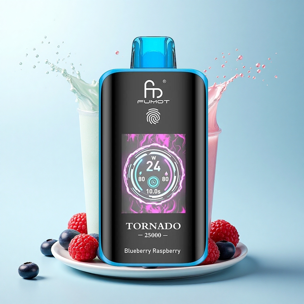 Fumot Tornado 25000 Puffs Blueberry Raspberry 700mAh 20ml 5% Nicotine