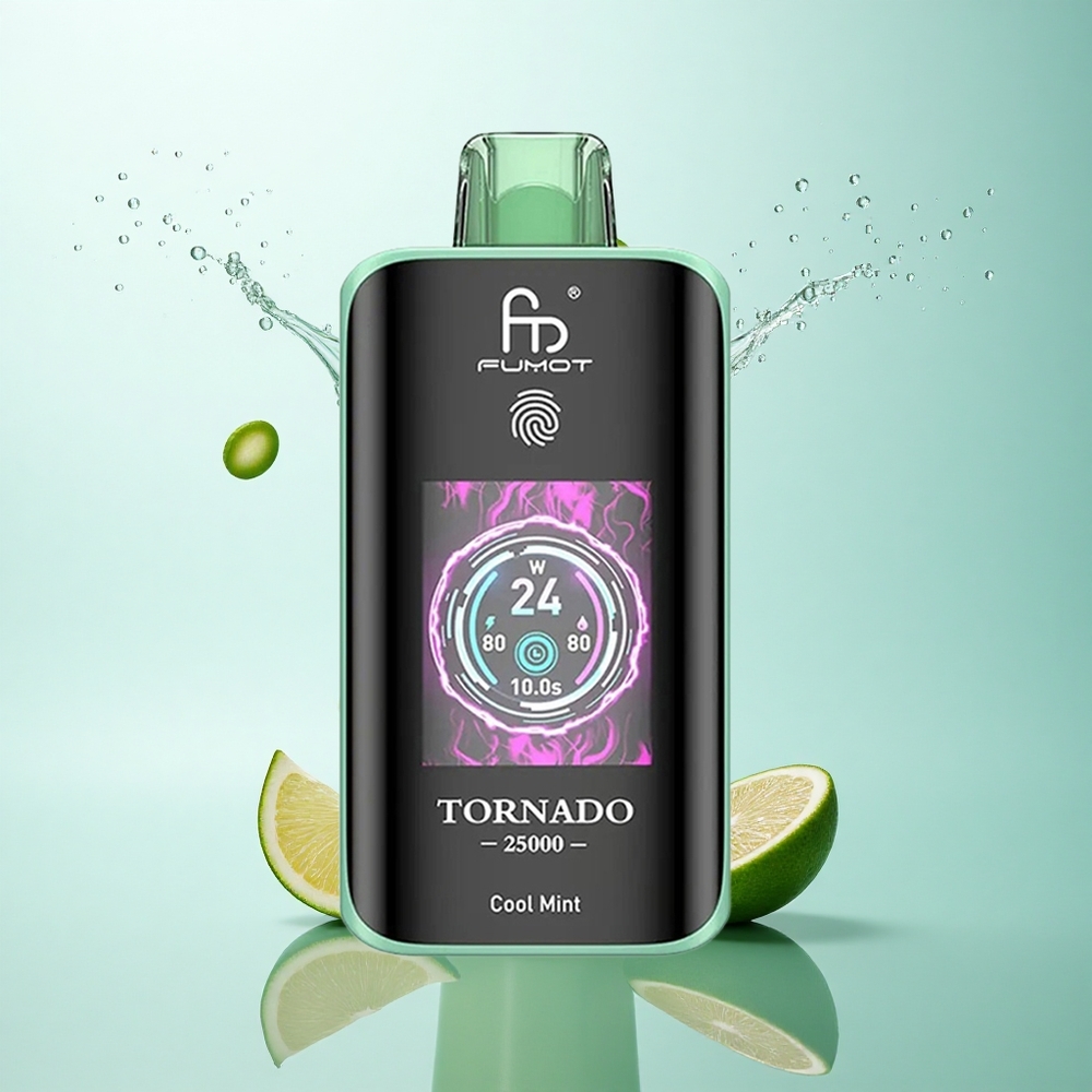 Fumot Tornado 25000 Puffs Cool Mint 700mAh 20ml 5% Nicotine