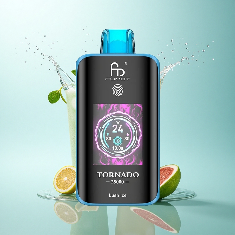 Fumot Tornado 25000 Puffs Lush Ice HD Screen 700mAh 20ml