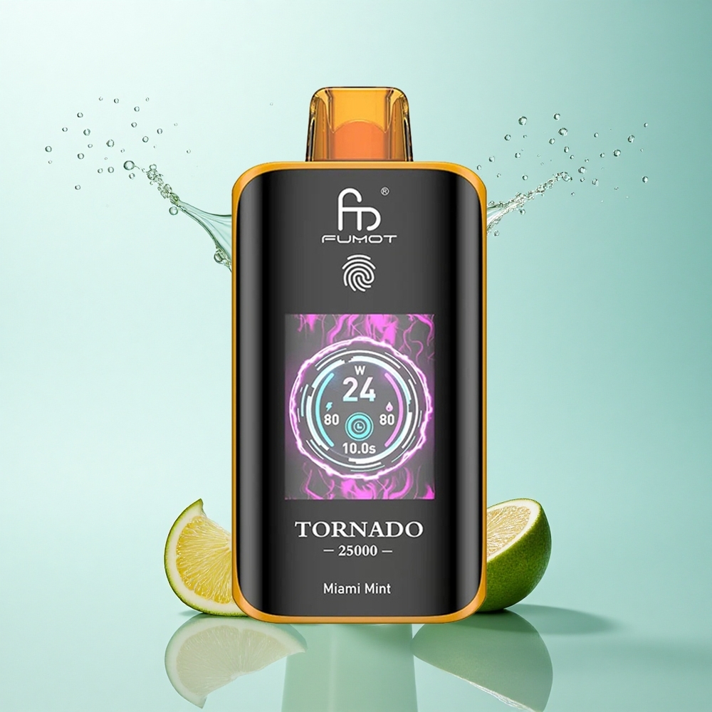 Fumot Tornado 25000 Puffs Miami Mint 700mAh 20ml 5% Nicotine