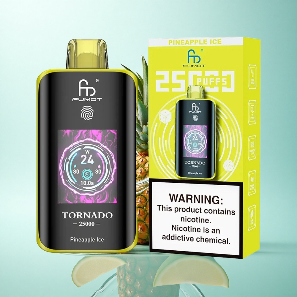 Fumot Tornado 25000 Puffs Pineapple Ice 700mAh 20ml 5% Nicotine
