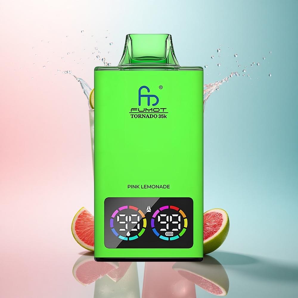 Fumot Tornado 35000 Puffs Pink Lemonade Dual Mesh 15ml 700mAh