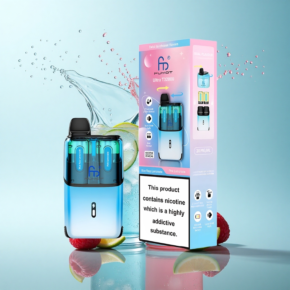 Fumot Ultra T32000 Puffs Pink Lemonade 20mg Nicotine 800mAh Mesh Coil