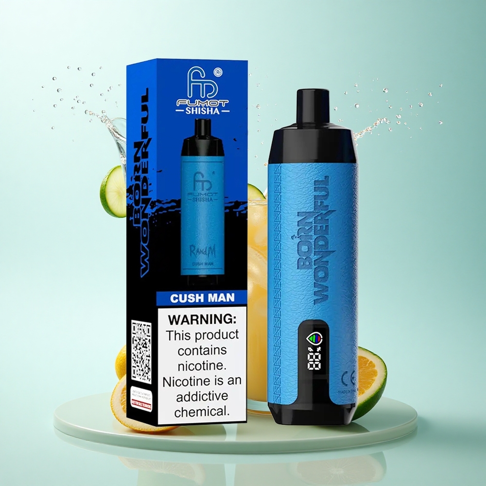 RandM Fumot Shisha 10000 Puffs Cush Man 18ml 0.5% Nicotine 850mAh