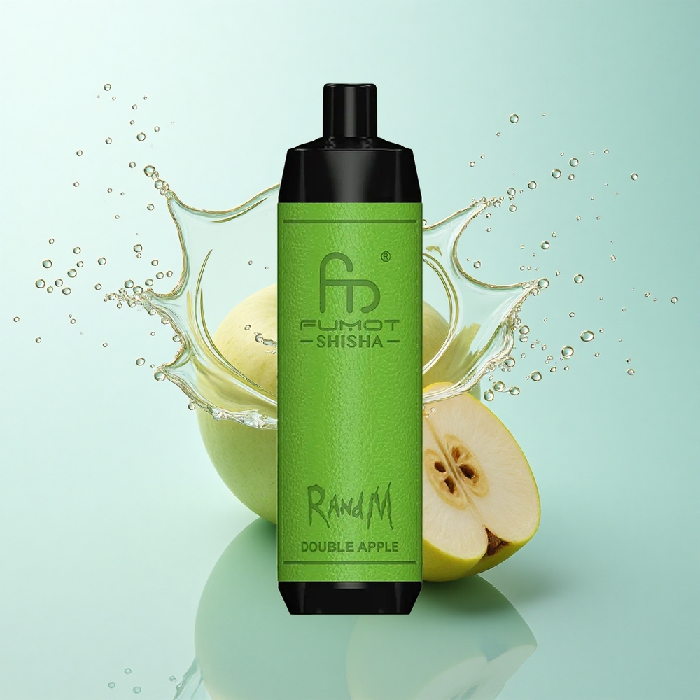 RandM Fumot Shisha 10000 Puffs Double Apple LED 0.5% Nicotine 850mAh