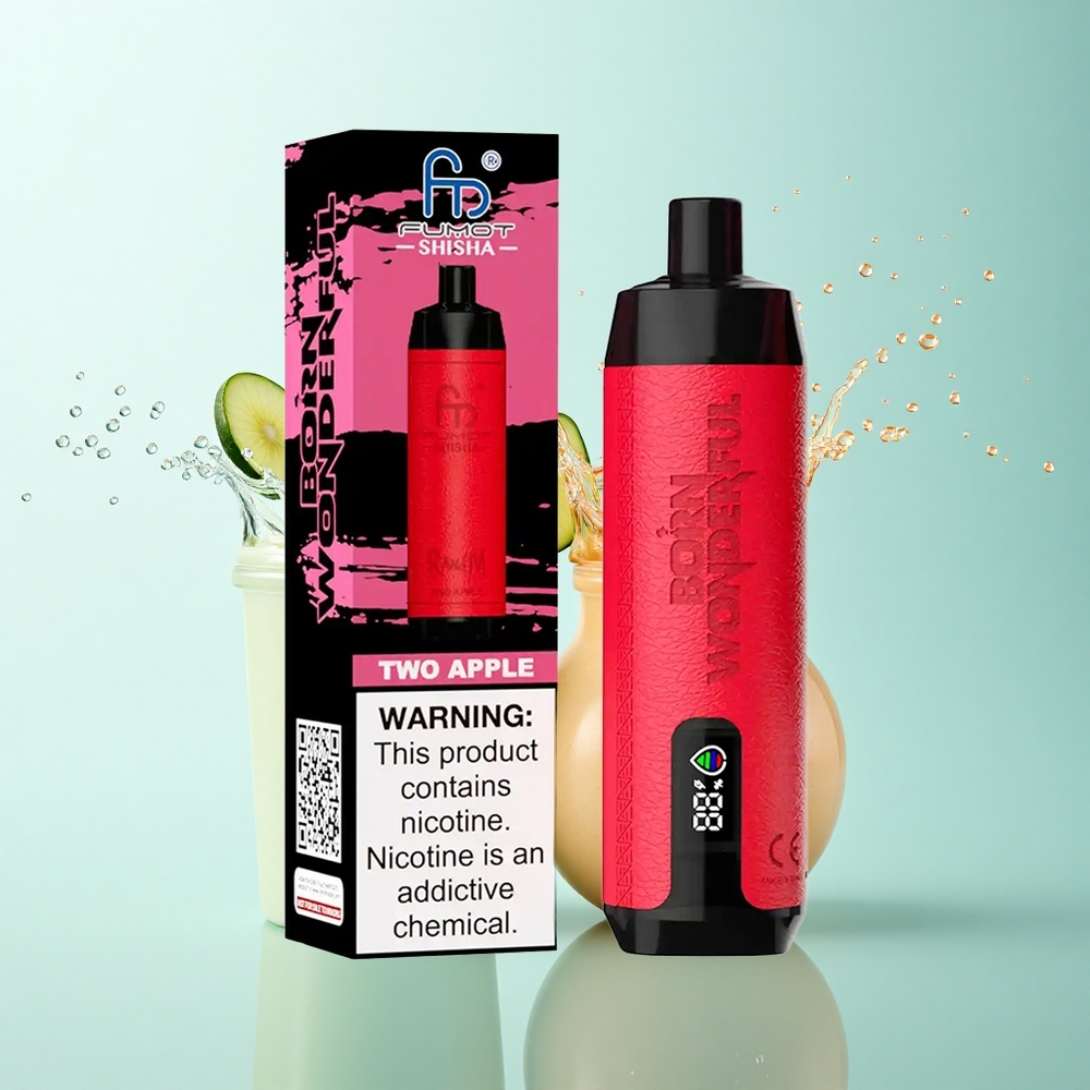 RandM Fumot Shisha 10000 Puffs Double Apple Mesh Coil 850mAh Type-C