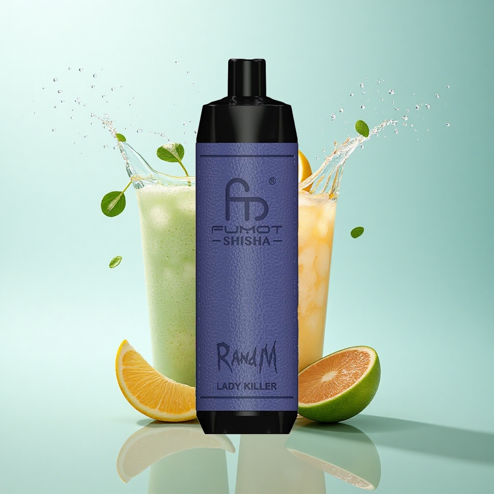 RandM Fumot Shisha 10000 Puffs Lady Killer Mesh Coil 0.6ohm 850mAh