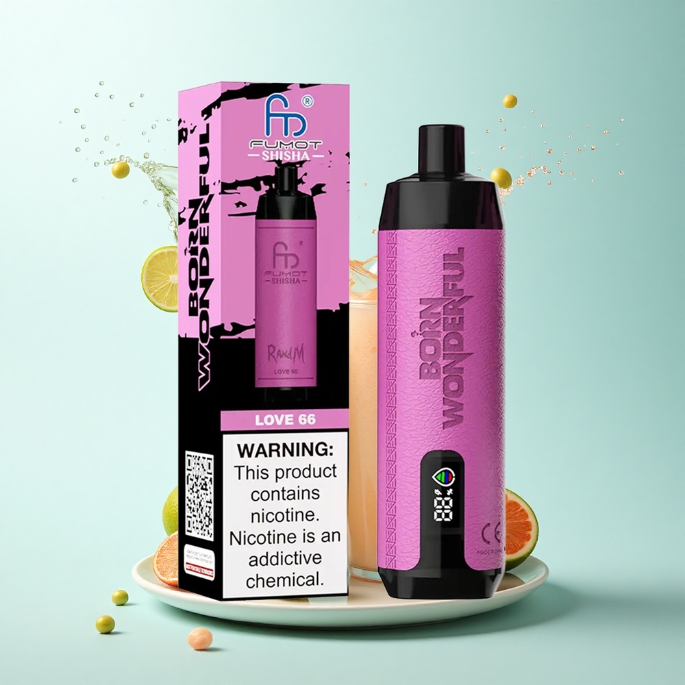 RandM Fumot Shisha 10000 Puffs Love 66 LED Type-C 850mAh