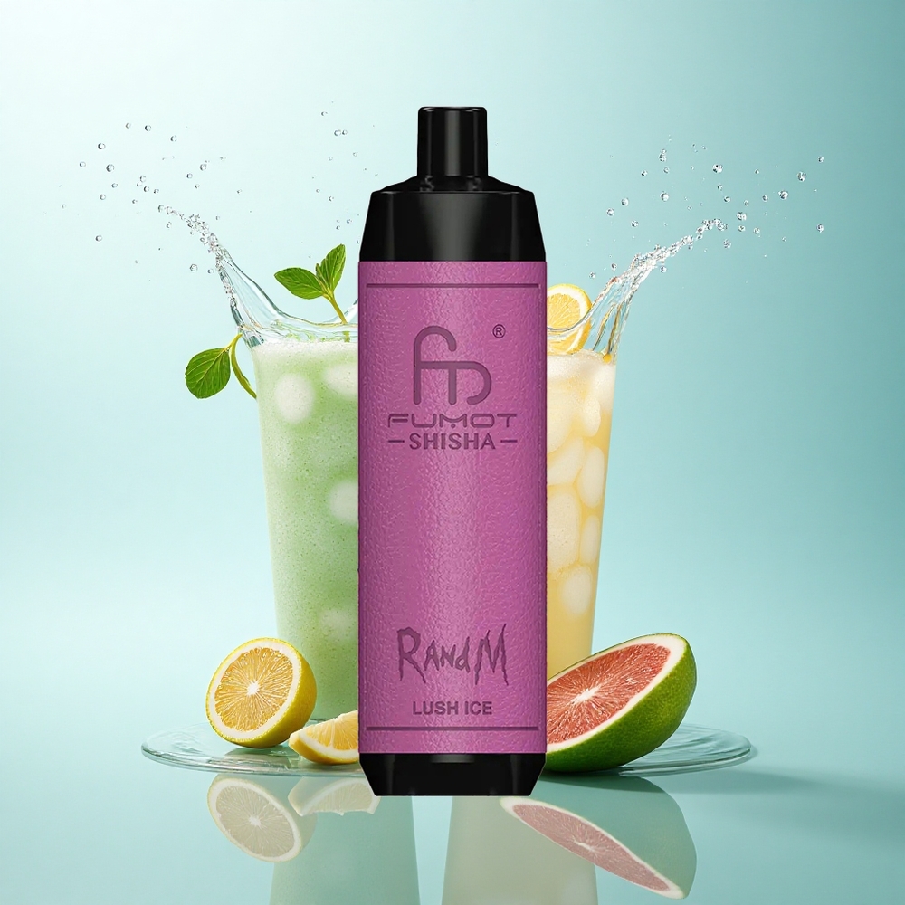 RandM Fumot Shisha 10000 Puffs Lush Ice 18ml 0.6ohm 850mAh