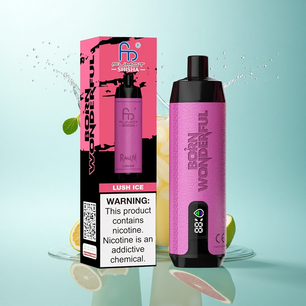 RandM Fumot Shisha 10000 Puffs Lush Ice 18ml 0.6ohm 850mAh