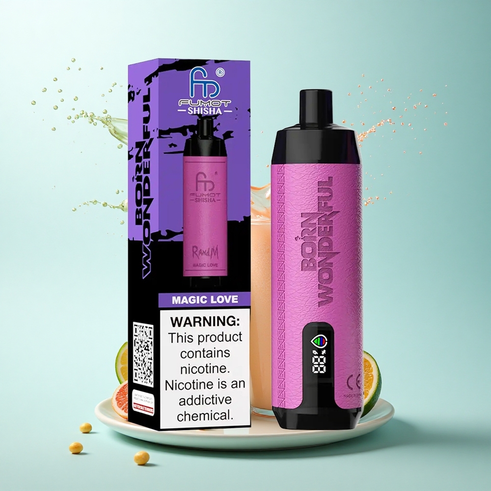 RandM Fumot Shisha 10000 Puffs Magic Love 18ml 850mAh 0.5% Nicotine