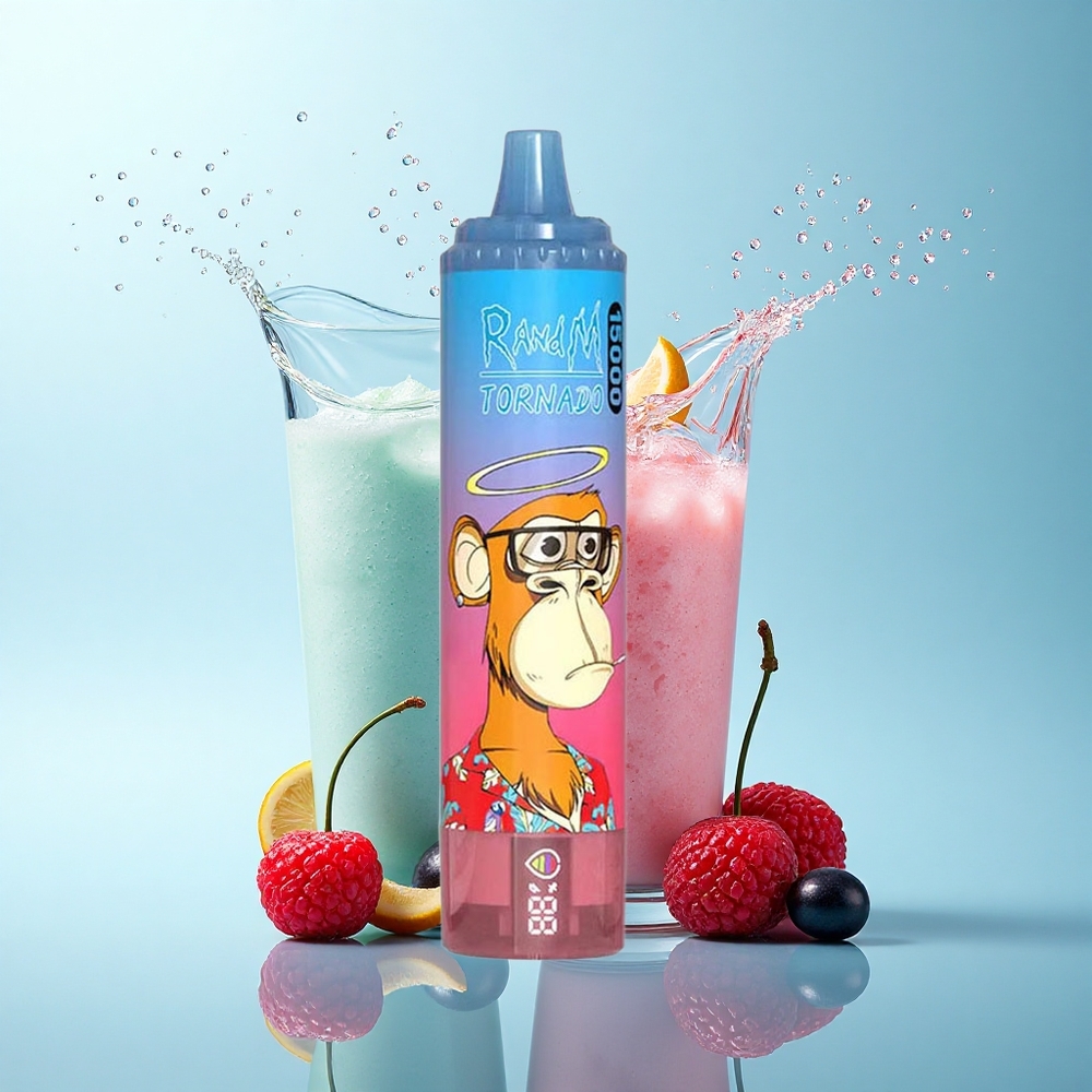 RandM Fumot Tornado 15000 Puffs Blue Razz Cherry 25ml Mesh 850mAh