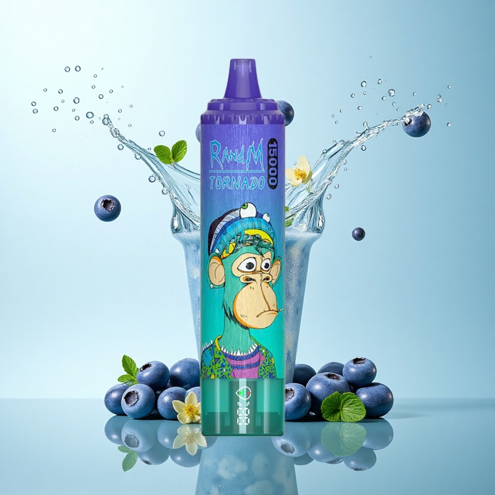 RandM Fumot Tornado 15000 Puffs Blueberry On Ice 25ml 850mAh Mesh