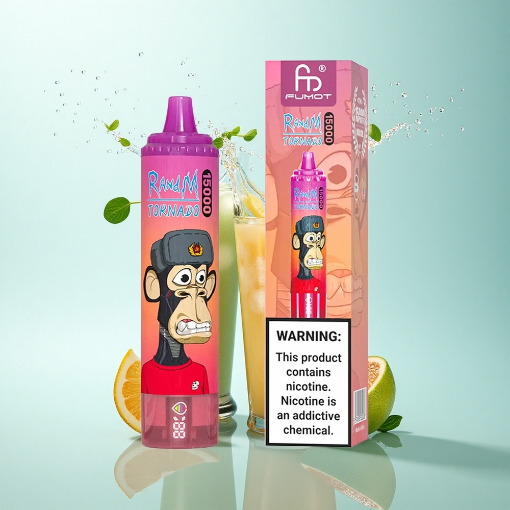 RandM Fumot Tornado 15000 Puffs Dragon Fruit Mesh Coil 25ml 850mAh