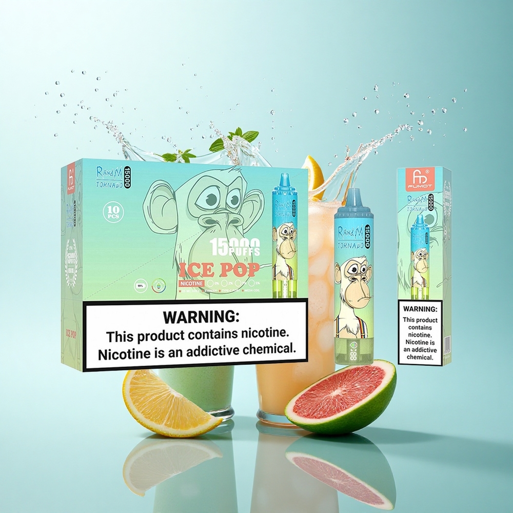 RandM Fumot Tornado 15000 Puffs Ice Pop Mesh 25ml 5% Nicotine