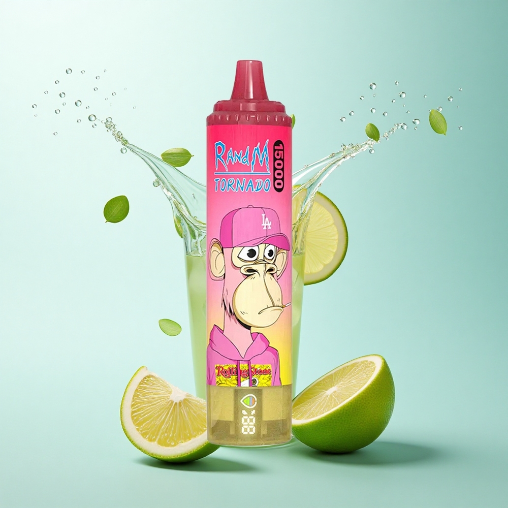 RandM Fumot Tornado 15000 Puffs Lemon 25ml 850mAh Mesh Coil