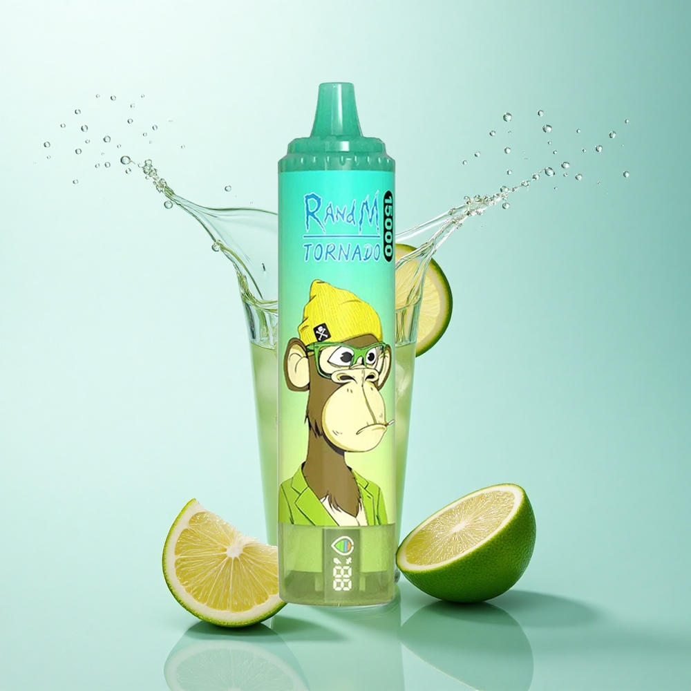 RandM Fumot Tornado 15000 Puffs Lemon Lime 25ml 850mAh Mesh Coil