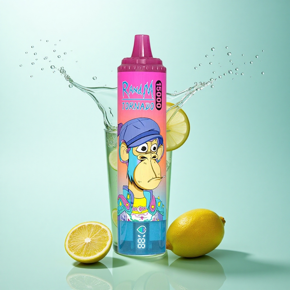 RandM Fumot Tornado 15000 Puffs Lemonade 25ml 850mAh Mesh Coil