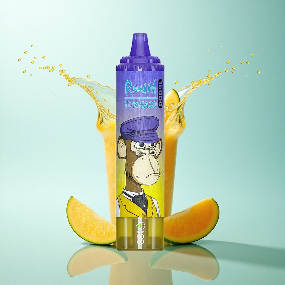 RandM Fumot Tornado 15000 Puffs Mango On Ice 25ml 850mAh Mesh Coil