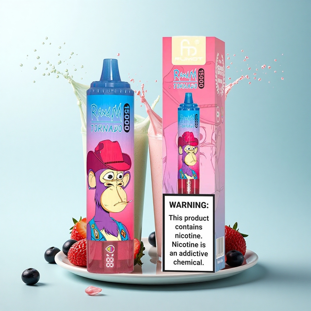 RandM Fumot Tornado 15000 Puffs Mixed Berry 25ml Mesh Coil 5% Nicotine