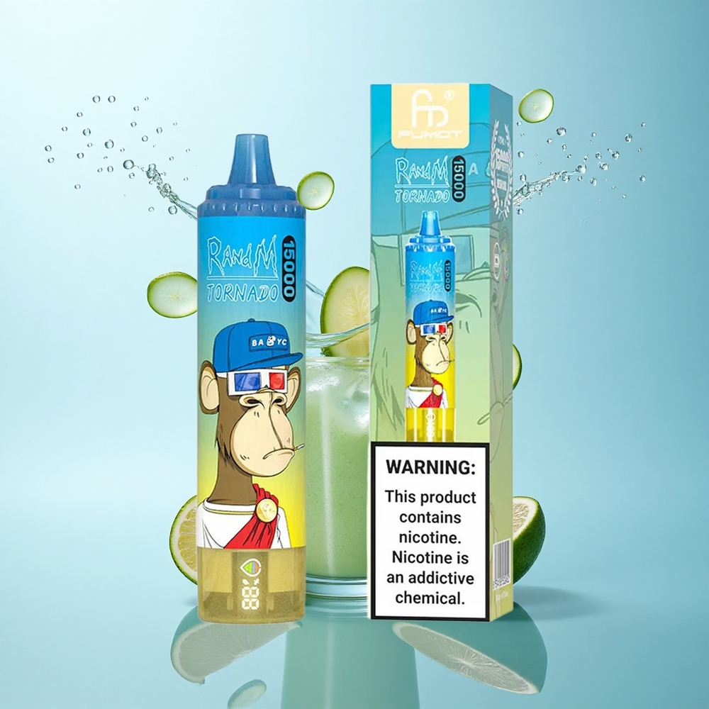 RandM Fumot Tornado 15000 Puffs Mr Blue Mesh Coil 25ml 850mAh