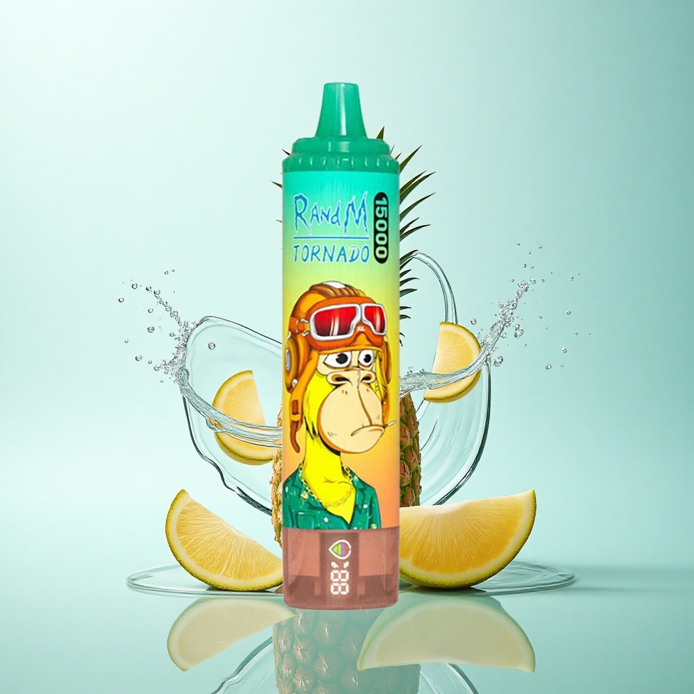 RandM Fumot Tornado 15000 Puffs Pineapple Ice Mesh Coil 25ml