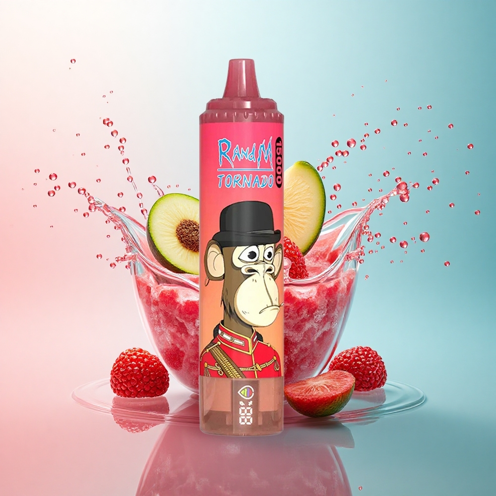 RandM Fumot Tornado 15000 Puffs Red Energy Ice 25ml 850mAh Mesh