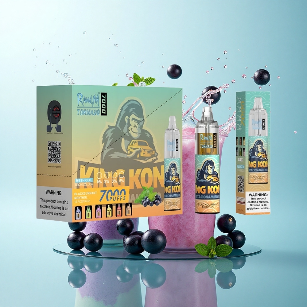 RandM Fumot Tornado 7000 Puffs Blackcurrant Menthol 14ML 850mAh Mesh