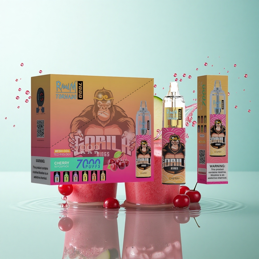 RandM Fumot Tornado 7000 Puffs Cherry Mesh 14ML 850mAh