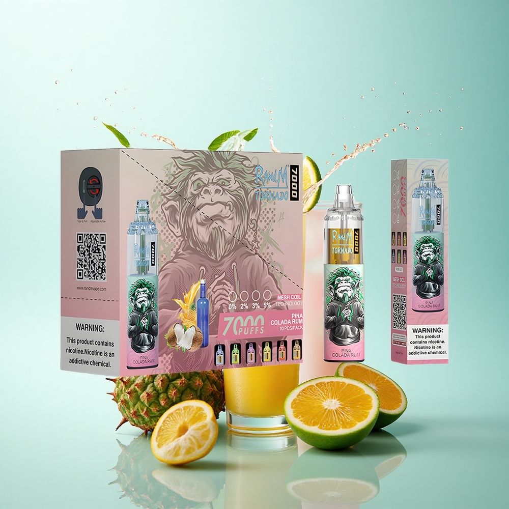 RandM Fumot Tornado 7000 Puffs Colada Mesh 850mAh 5% Nicotine