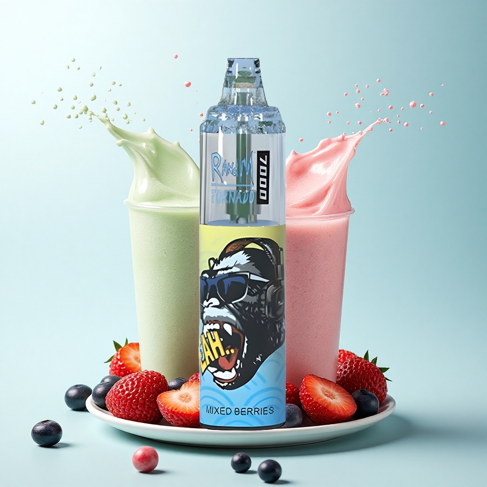 RandM Fumot Tornado 7000 Puffs Mixed Berries 14ML Mesh 850mAh Type-C