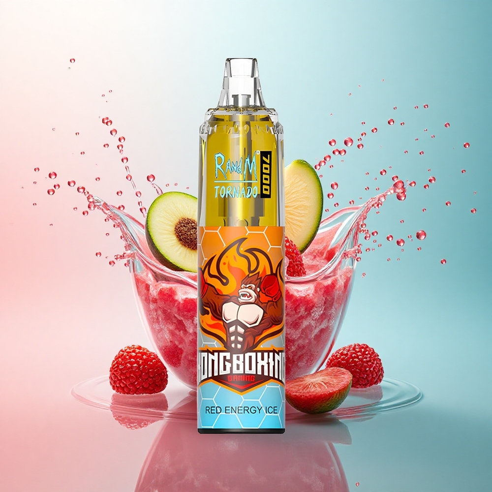 RandM Fumot Tornado 7000 Puffs Red Energy Ice 850mAh Mesh 5% Nicotine