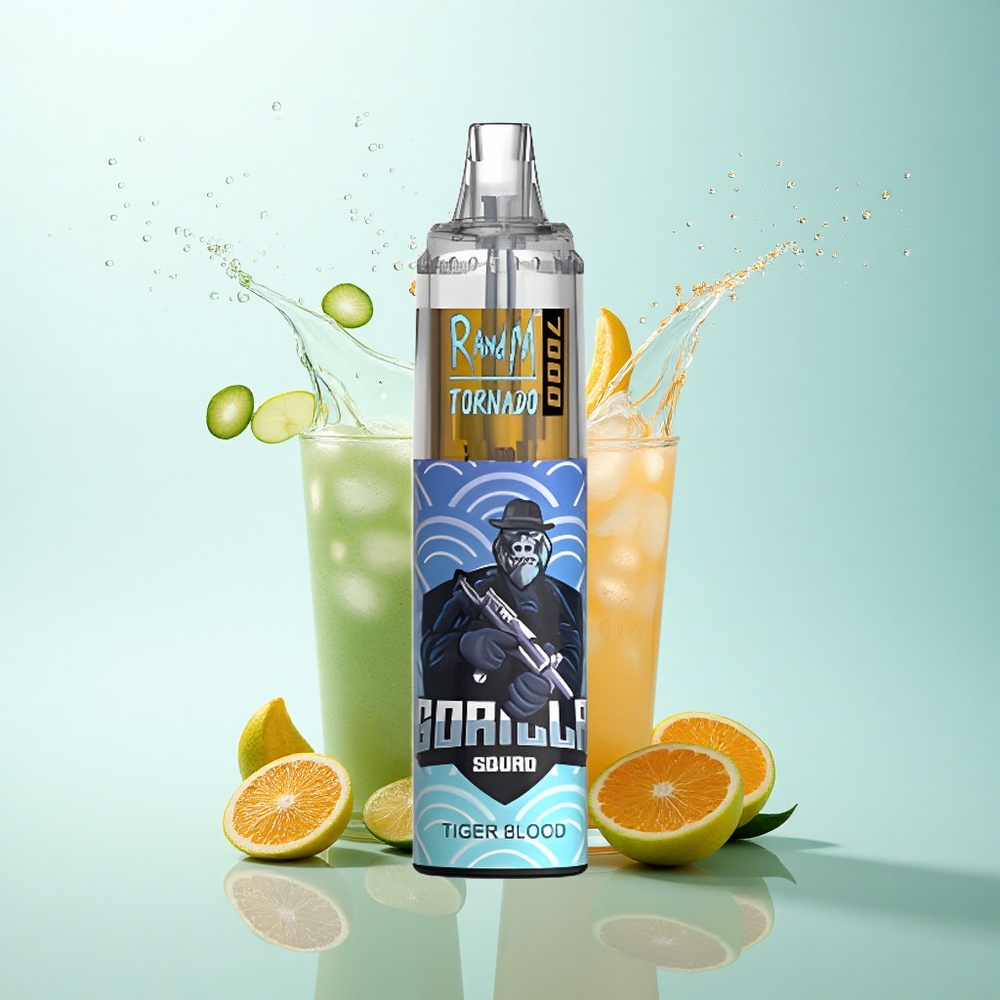 RandM Fumot Tornado 7000 Puffs Tiger Blood Mesh 850mAh 5% Nicotine