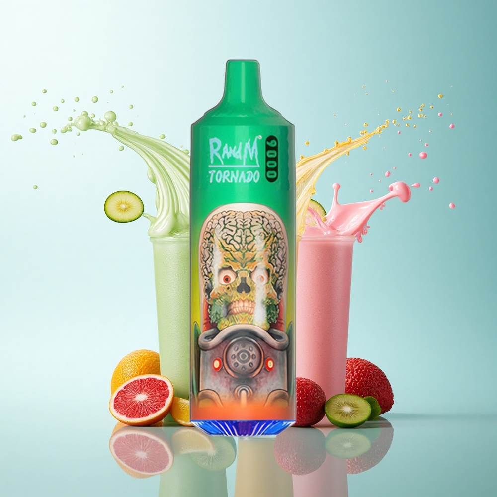 RandM Fumot Tornado 9000 Puffs Rainbow Candy Mesh 18mL RGB