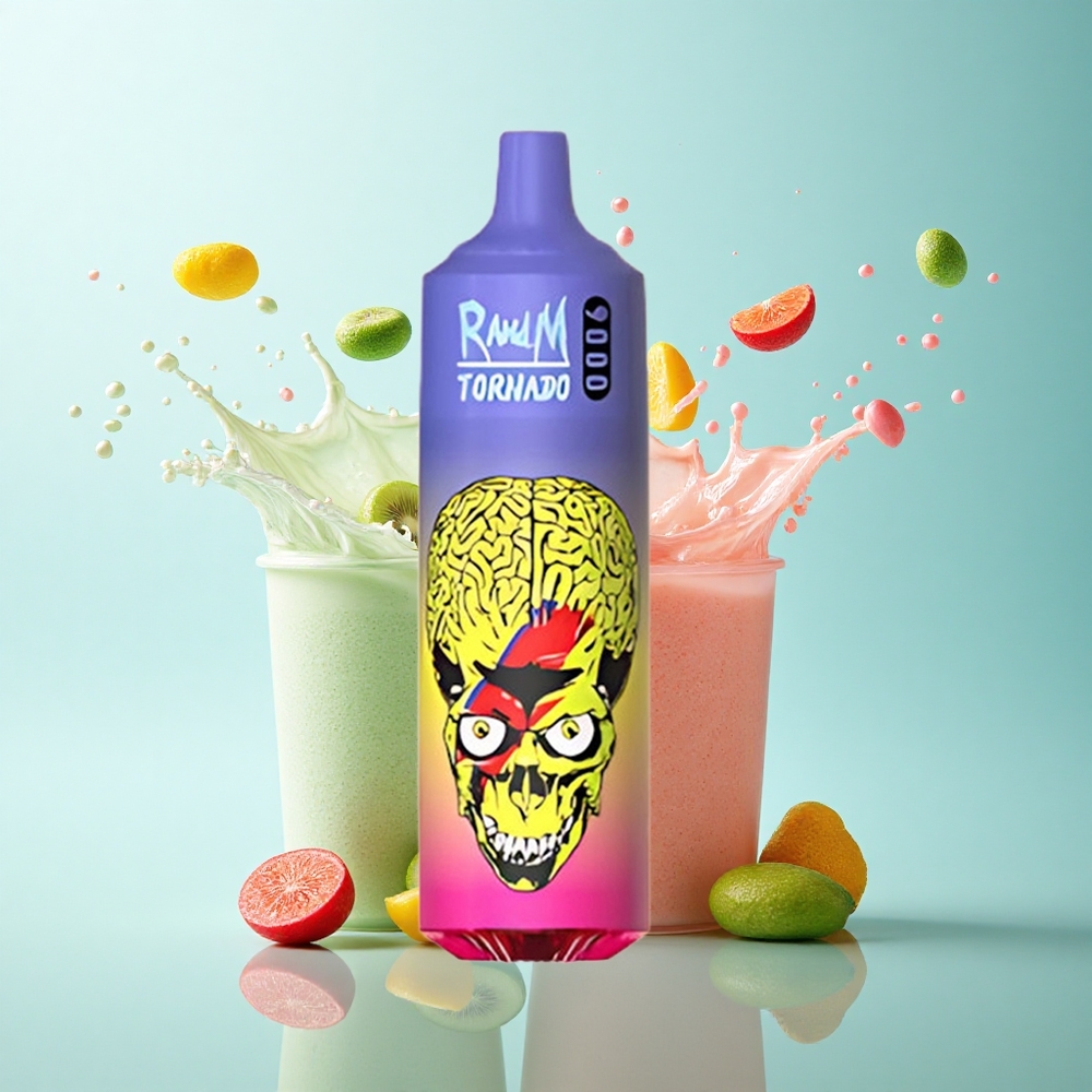 RandM Fumot Tornado 9000 Puffs Skittles Mesh 18mL 850mAh